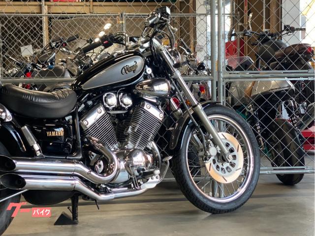ヤマハ XV400ビラーゴ 2NT グリニッシュブラック シーシーバー