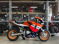 ホンダ　ＸＲ１００　モタード　フルカウルカスタム　レプソルカラー　バックステップ付　Ｊ１９８Ｂ