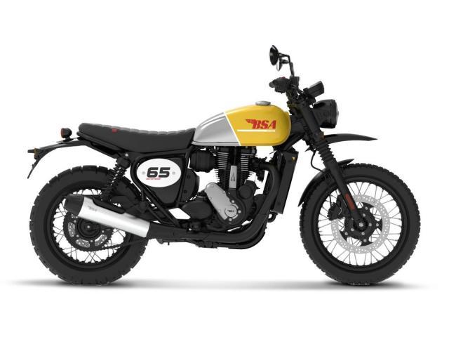 BSA スクランブラー650 ビクターイエロー 水冷DOHC単気筒