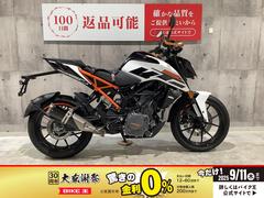 ＫＴＭ　２５０デューク　２０１９年モデル　ハンドル回りカスタム　エンジンガード装備