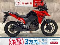 スズキ　Ｖ−ストローム２５０　２０２３年モデル　ヘルメットホルダー　ナックルガード装備