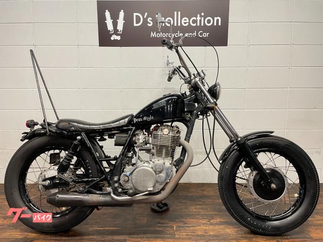 ＳＲ４００　チョッパーカスタム　フォーク６インチロング　メガホンマフラー　ブラッドスタイルシート　ロングシーシーバ　リアロアリング