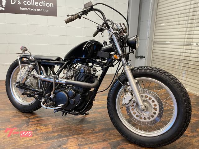 ヤマハ SR400 ボバーフルカスタム ターンアウトハイマフラー