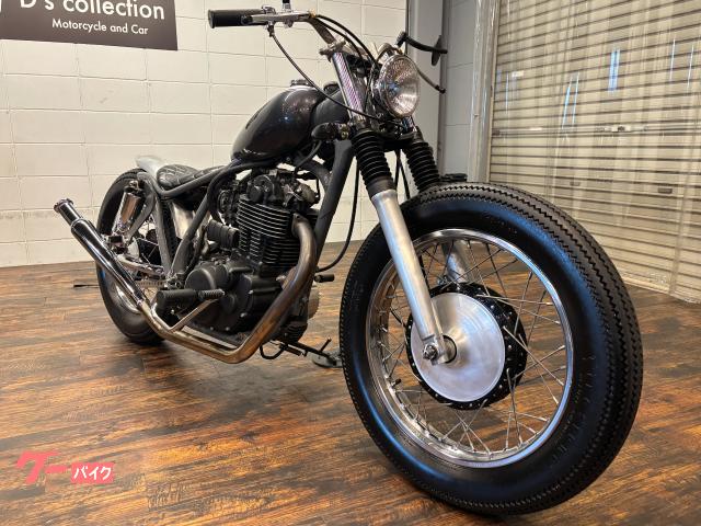 ヤマハ SR400 製作車両 ボバーカスタム かち上げトランペット