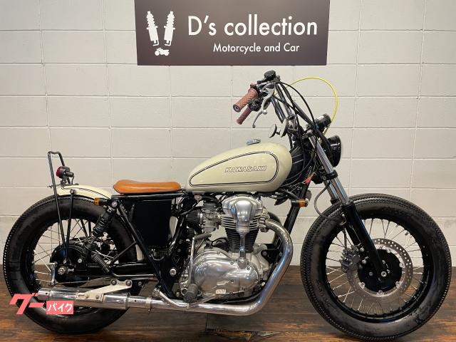 Ｗ６５０　ボバーフルカスタム　社外マフラー　カスタムペイント　フラットシート　フェンダー　シーシーバー　ＹＳＳリアサス　ベイツＨ