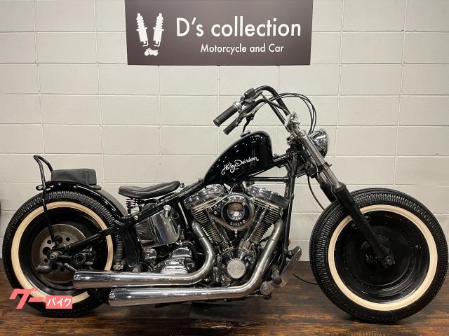ＦＬＳＴＦ　ファットボーイ　中期エボ　ボバーフルカスタム　Ｅキャブ　ワンオフマフラー　ハンドルスッキリ加工　グリメカマスター