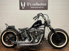 ＨＡＲＬＥＹ−ＤＡＶＩＤＳＯＮ　ＦＬＳＴＦ　ファットボーイ　中期エボ　ボバーフルカスタム　Ｅキャブ　ワンオフマフラー　ハンドルスッキリ加工　グリメカマスター