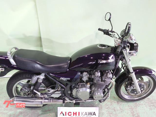 カワサキ ZEPHYR750／パープル／社外マフラー