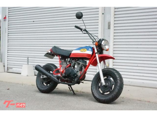 Ａｐｅ　クラッチ付き５速マニュアル　キャブレターモデル　５０ｃｃ　トリコロール　チェーン新品　フロントフォークＯＨ済み