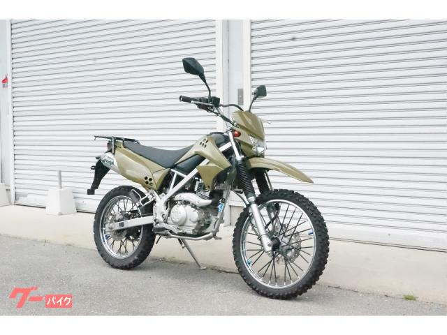 ＫＬＸ１２５　デルタバレル４マフラー　インジェクション　クラッチ付き５速マニュアル　オフロードバイク　　原付二種　エンジン積替車両