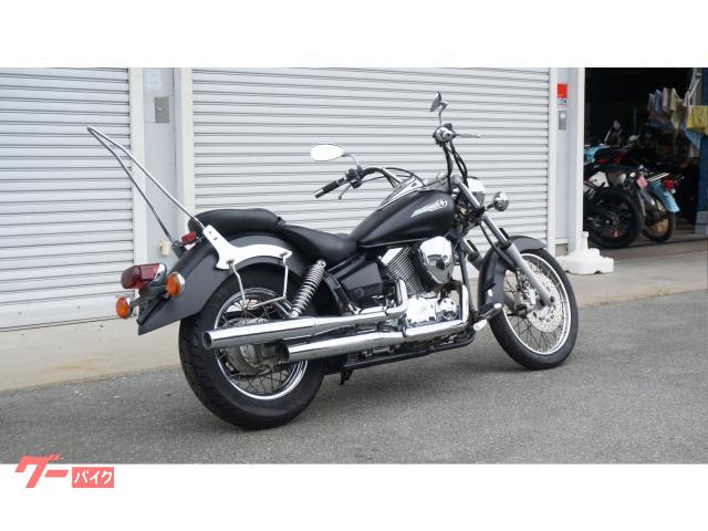 ヤマハ ドラッグスター250 アメリカンバイク 2名乗車 V型2気筒 