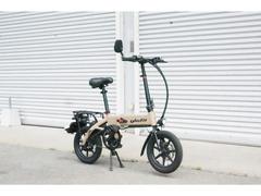 ｇｌａｆｉｔ　ＧＦＲ−０２　モビチェン　原付一種登録　折りたたみ電動自転車　ベージュ