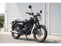カワサキ　Ｗ１７５　カフェ　キャブレター　　２人乗り　クラシックバイク　キャプトンマフラー