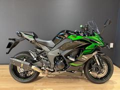 カワサキ　Ｎｉｎｊａ　１０００　ＳＸ　２０２４年モデル　トリックスターＩＫＡＺＵＣＨＩスリップオンマフラー　純正ＯＰスライダー　社外バーエン