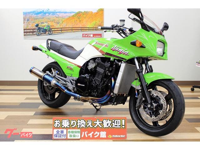 ＧＰＺ９００Ｒ　Ａ１２ベースカスタム　前後１７インチ・ＫファクトリーフルＥＸチタン・ハイパープロＲショック