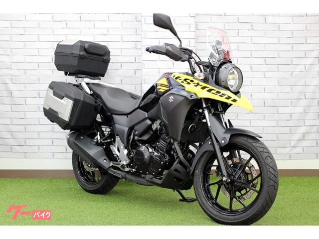 Ｖ−ストローム２５０　２０１７年モデル　純正パニア左右＆トップケース・ドラレコ装備