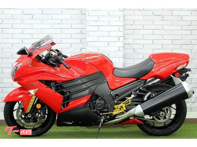 赤バイ乗り カワサキ Ninja ZX－14R 2013年モデル 北米仕様 バック