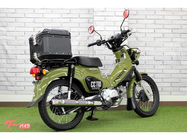 【ご成約】★全国陸送手配可能★ ホンダ クロスカブ110 カーキ★ JA45 始動、試乗動画有 ホンダ クロスカブ110 2021年モデル JA45型 リヤボックス