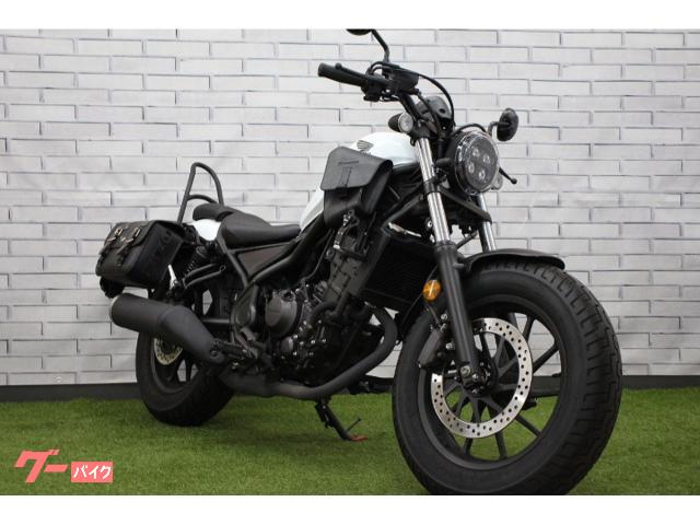 レブル２５０　ＫＩＪＩＭＡ製フォークブーツ・ＥＴＣ・ＵＳＢ・リアキャリア・バックサポート付き