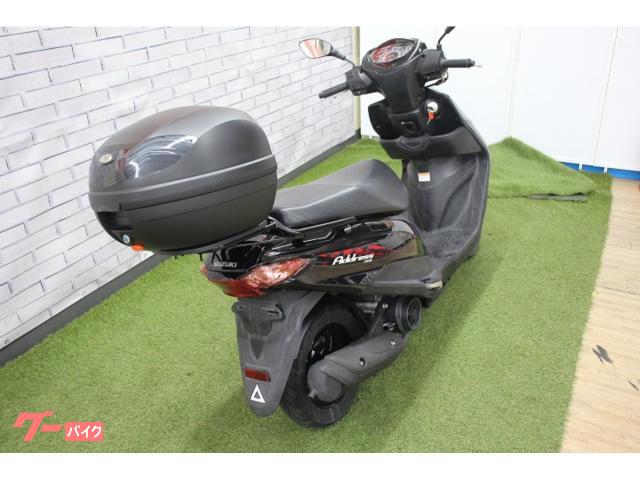 スズキ アドレス125 2020年モデル リアボックス装備|バイク館 スズキ アドレス125 2020年モデル リアボックス装備|バイク館