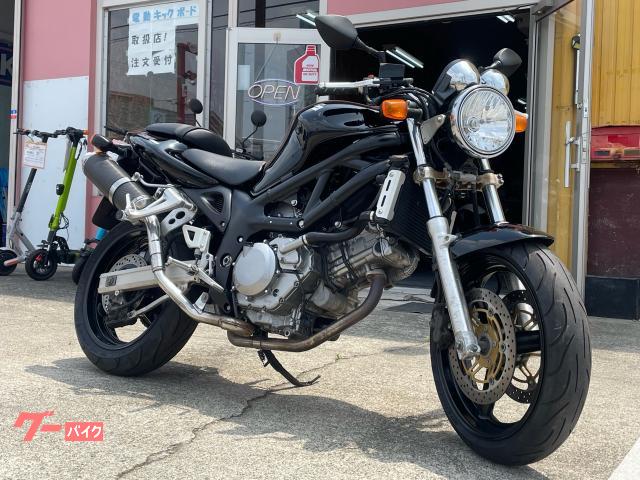 ＳＶ４００　ｖｋ５３ａ　ケンツ　プロファイヤー　カーボンマフラー　バックステップ　Ｖツイン　４００ｃｃ　キャブ車　Ｗディスク後期
