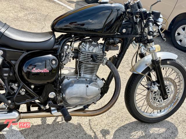 カワサキ エストレヤRS ボバーカスタム スポタン キャブトンマフラー