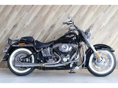 ＨＡＲＬＥＹ−ＤＡＶＩＤＳＯＮ　ＦＬＳＴＮ　ソフテイルデラックス　１５８０　サンダーマックス　車検２年付き　サンダーヘッダー製２ｉｎ１マフラー　ＯＰフットボード