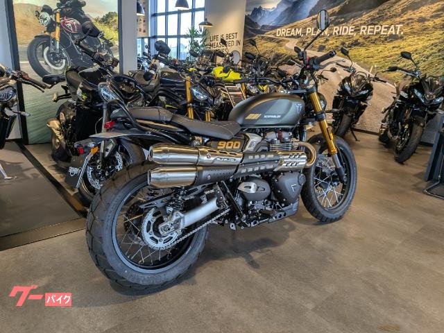 TRIUMPH スクランブラー900 純正アクセサリー装備