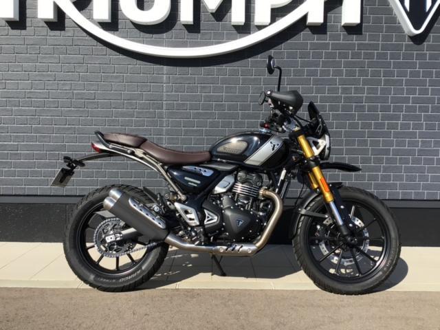 スクランブラー400X スクリーン マッドガード デモ未使用車 ETC2．0