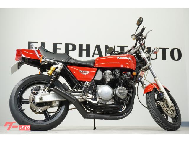 Ｚ４００ＦＸ　国内　オーリンズリアサス　ＺＸ４００Ｇ用ホイール・フロントフォーク・スイングアーム　社外オイルクーラー　ショート管