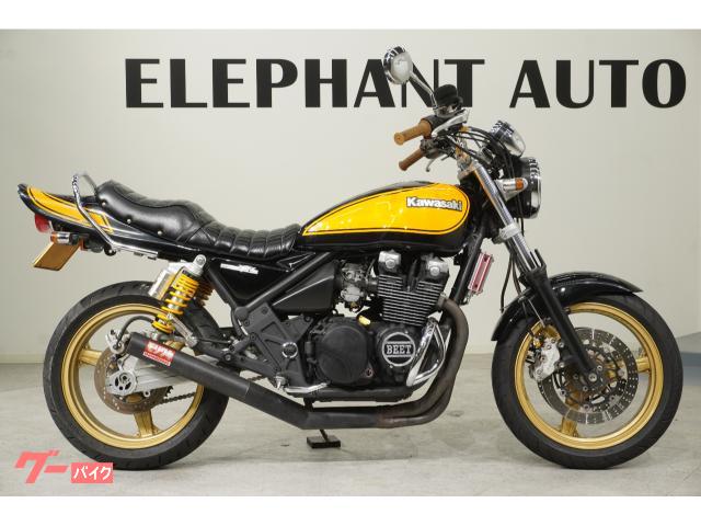 ＺＥＰＨＹＲχ　イエローボール　モリワキショート管　Ｚ２テール　タックロール　アップハン　ＢＥＥＴエンジンカバー　フェンダーレス