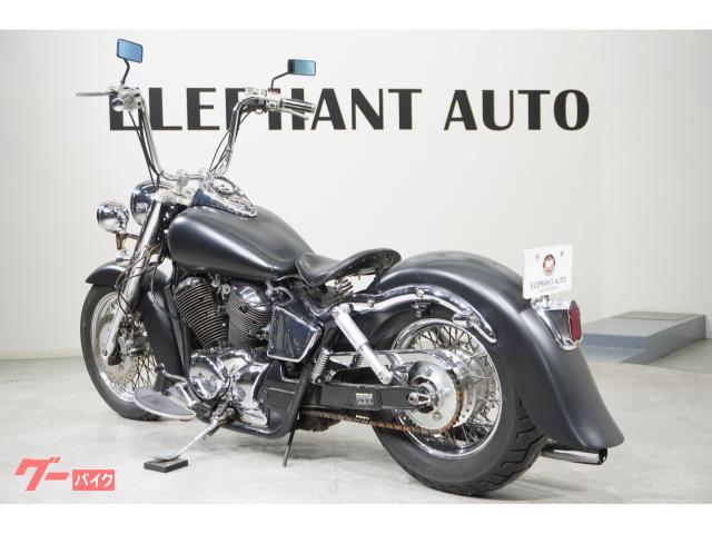 ホンダ シャドウ400 ローダウン フィッシュテールマフラー