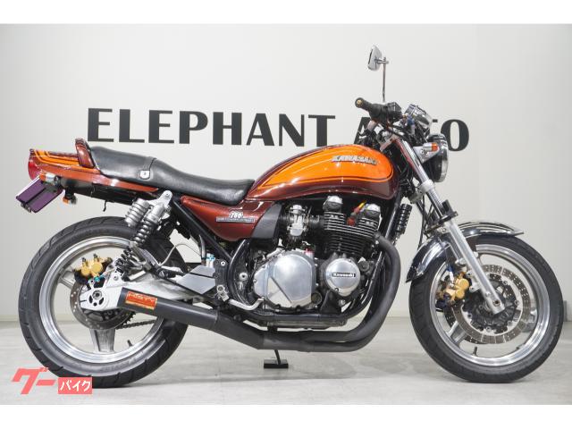 ＺＥＰＨＹＲ７５０　火の玉カラー　メッキフェンダー　Ｚ２テール　ＭＩＳＴＹショート管　フェンダーレス　ヨーロピアンウィンカー