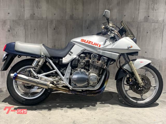 ＧＳＸ１１００Ｓ　ＫＡＴＡＮＡ　Ｋファクトリーフルエキ　Ｎプロジェクトトップブリッジ　バーハンドル　前後メッシュブレーキホース