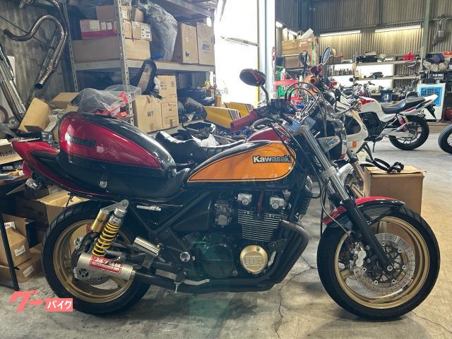 ＺＥＰＨＹＲχ　赤玉タンクカバー　イエローボールタンク　ワルツ機械ショート管　アップハン　ミニウインカー　フェンダーレス