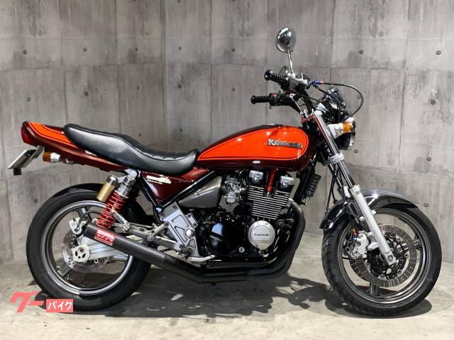 ＺＥＰＨＹＲχ　火の玉カラー　モリワキワンピース　アップハンドル　タックロール　メッキフェンダー　ミニウインカー　フェンダーレス