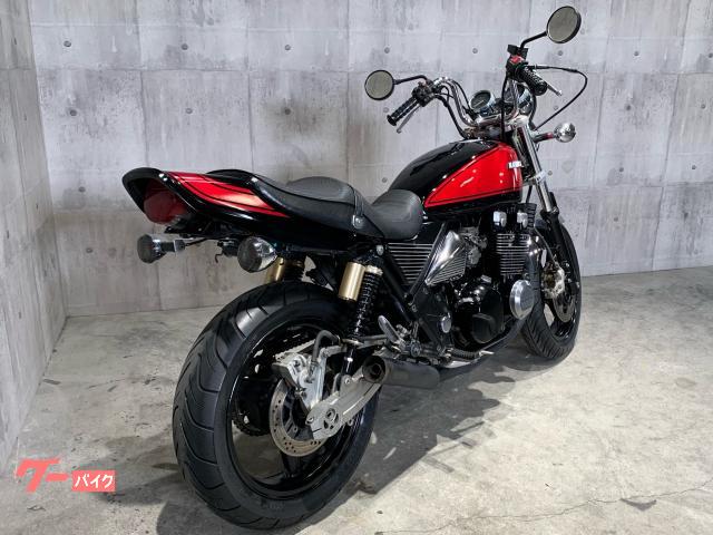 カワサキ ZEPHYRχ 純正赤玉 ブラックショート管 アルフィン