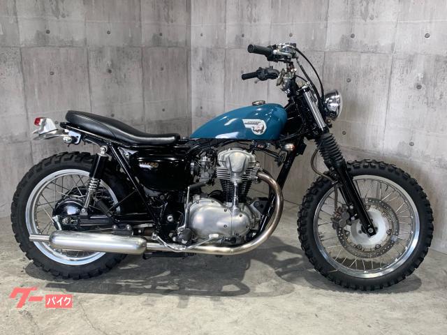 Ｗ６５０　スクランブラーカスタム　ＳＰウオタニ　キャプトンマフラー　スリムタンク　ベイツライト　アップハンドル　フェンダーレス