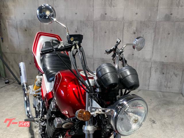 ヤマハ XJR400R オールペン プリティマフラー アップハンドル
