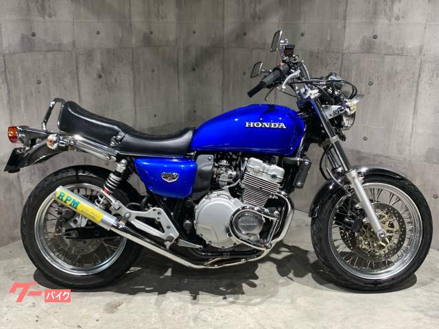 ＣＢ４００Ｆｏｕｒ　ＲＰＭ管　マーシャルヘッドライト　アップハンドル　ＹＳＳリアサス　エンジンガード　グラブバー　シート　ピヨピヨ