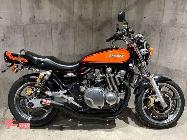 ＺＥＰＨＹＲ１１００　Ｚ２外装　オーリンズリアサス　ブレンボブレーキマスター＆キャリパー　ミスティアップハンドル　メッシュホース