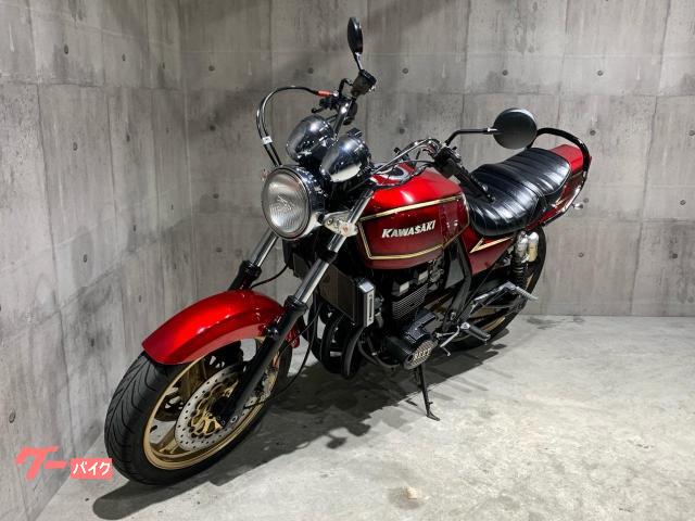 カワサキ ZRX400－II 赤色マーク2カラーオールペン アップ