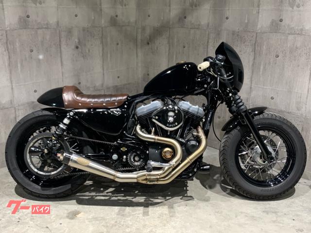 ＸＬ１２００Ｘ　フォーティエイト　ＲＳＤマフラー　トランプ×オーリンズリアサス　Ｓ＆Ｓエアクリ　スワローハンドル　１８０タイヤ