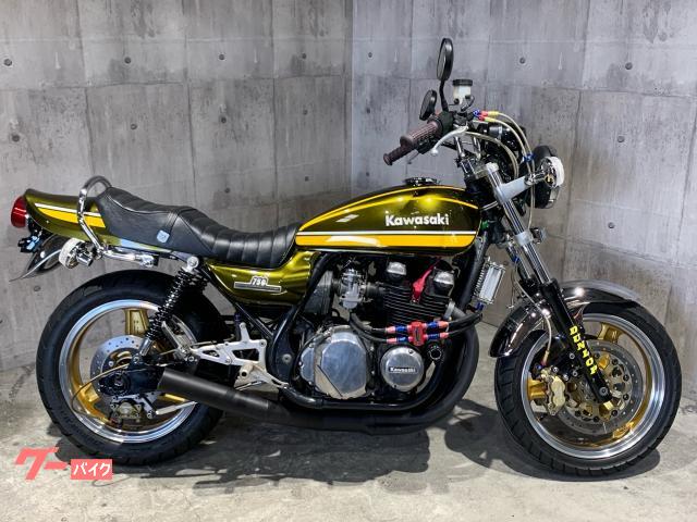 カワサキ ZEPHYR750 ドレミZ2外装 前後メッキフェンダー