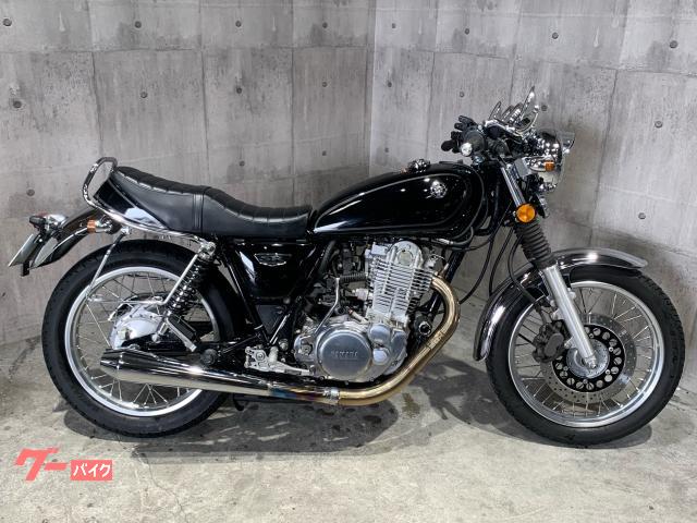 SR400 デイトナマフラー SP忠男エキパイ ボアエースバックステップ 純正パフォーマンスダンパー デイトナタックロールシート