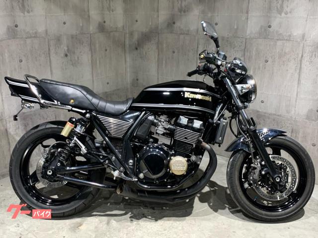 カワサキ ZRX400－II ショート管 マーシャル黄ヘッドライト