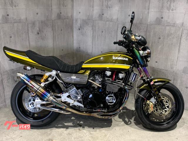 カワサキ ZEPHYR400 タイガーカラーオールペン モトギア