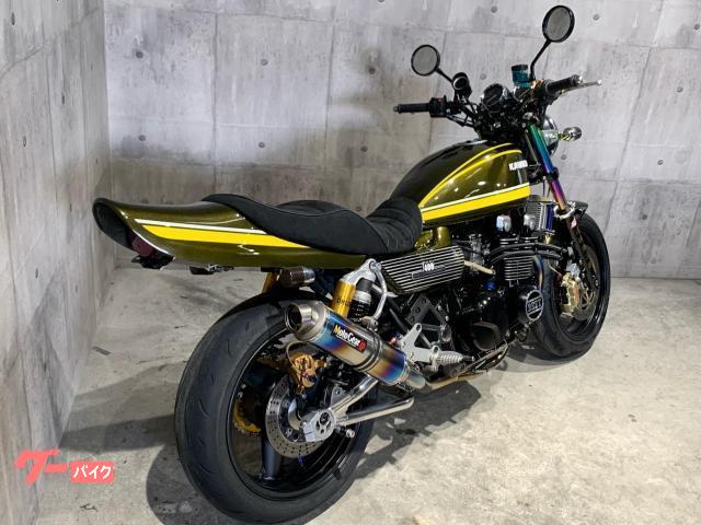 カワサキ ZEPHYR400 タイガーカラーオールペン モトギア