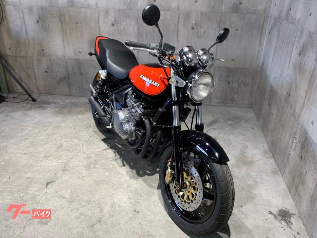 カワサキ ZEPHYR400 ブラックオレンジ火の玉カラー ブラック