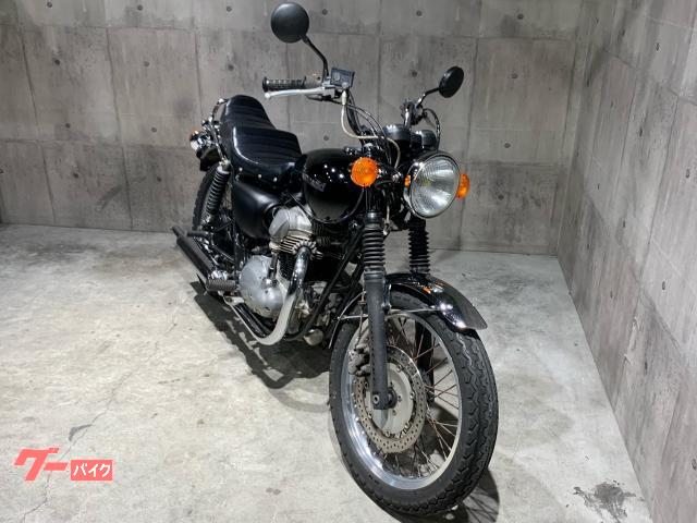 カワサキ W400 アップハンドル タックロールシート グラブバー 旧